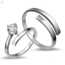 2018 Korean Girlfriend Gift Wedding Rings Silver Jewelry Couple Ring